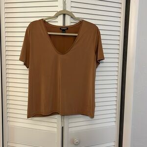 Express   Butterscotch colored T-Shirt. Size M